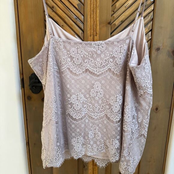 Maurice’s + lavender lined lace camisole 2 - Picture 2 of 6